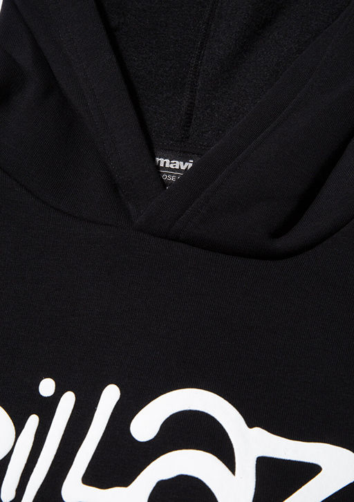 Siyah Sweatshirt - Mavi фото 5