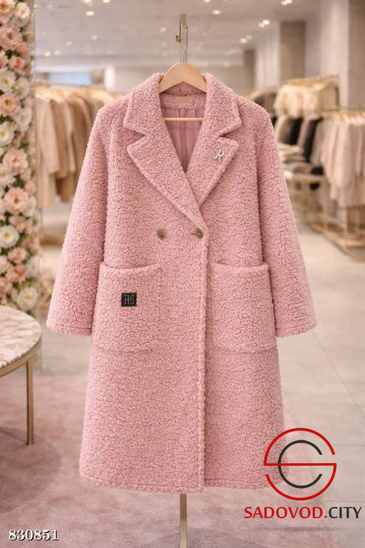 Пальто женское из барашка (тедди)