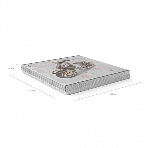 Цена за 10 шт. Тетрадь школьная ученическая ErichKrause Souvenir, 24 листа, линейка (в плёнке по 10 шт.)_MIX-PACK фото 11