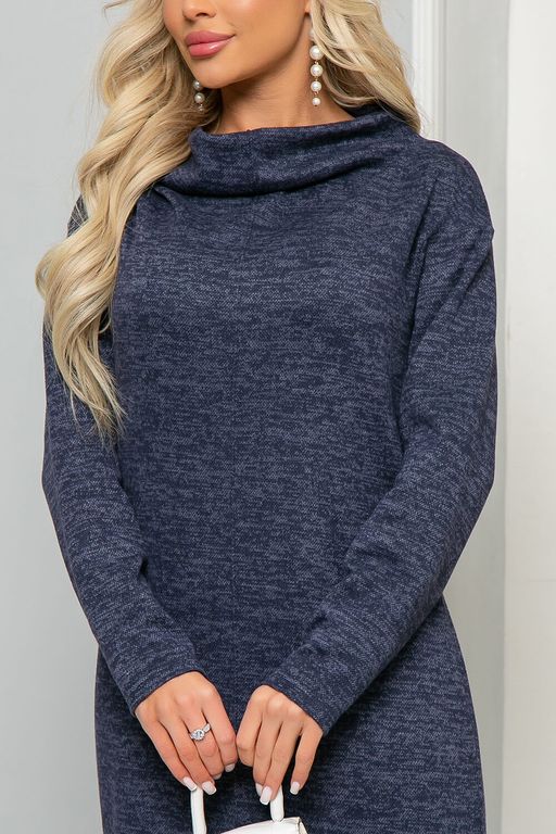 Платье Стильный мотив (темно-синее) П4894 - Lt collection фото 2