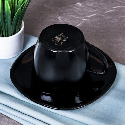 Чайная пара 2 предмета ПАРА квадратный черный BFB220C-12 (BLACK) /уп 8/ - ГалеонТрейд фото 3