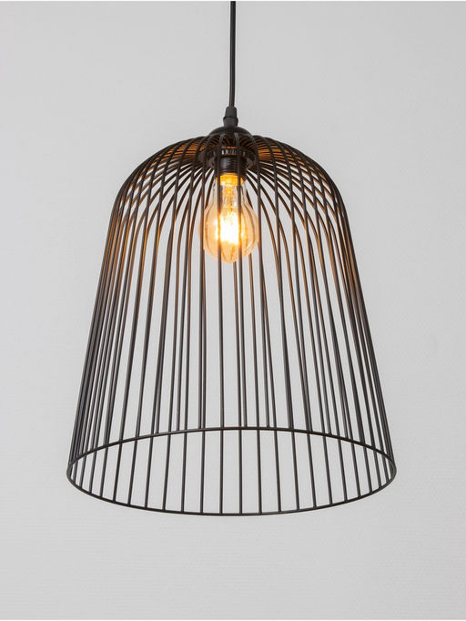 Светильник потолочный BayerLux Millie, 1×40 Вт, Е27, черный, 31×31×35 см