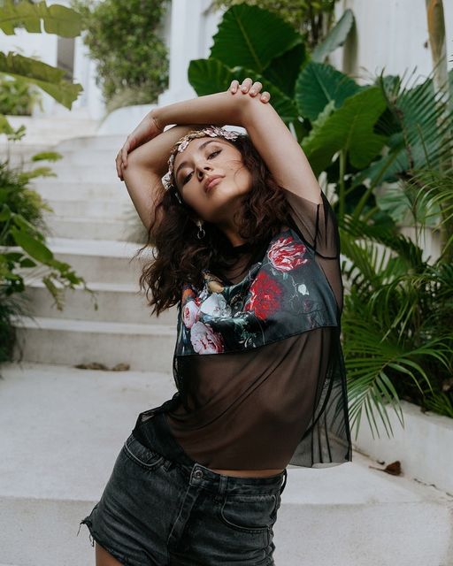 Футболка-сетка с принтом 458.6 - Sahar art lab фото 4