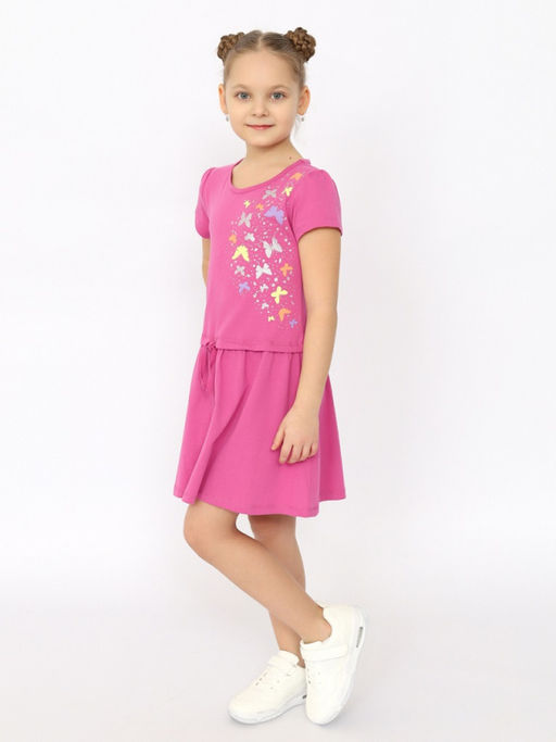 CRB wear/CSKG 63765-27-395 Платье для девочки,розовый/Ex.Cherubino фото 3