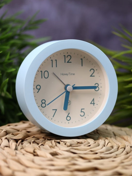 Часы-будильник Style, light blue (4,7х10 см)