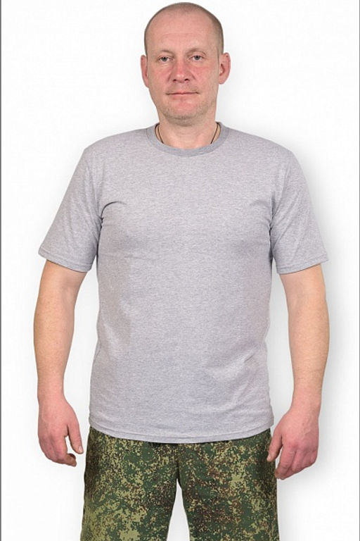 Футболка мужская, меланж (67-4) - Плиона фото 2