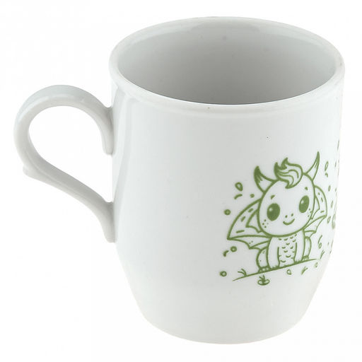 Кружка детская фарфоровая 210мл, форма Русское поле, с ручкой, шелкотрафаретная печать, деколи в ассортименте (Россия) - Домашняя мода фото 5
