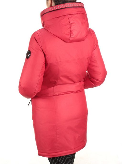 9903 RED Пальто зимнее женское AIGELIYA - Fashion фото 5
