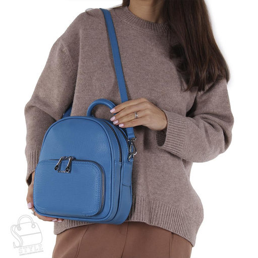Рюкзак женский 670100 blue Velina Fabbiano-Safenta/30 в Новосибирске
