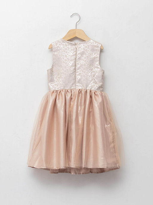 Bisiklet Yaka Desenli K?z ?ocuk Elbise - Waikiki фото 2