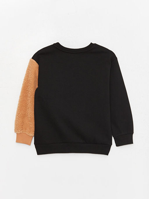 Bisiklet Yaka Nak??l? Uzun Kollu K?z ?ocuk Sweatshirt - Waikiki фото 2