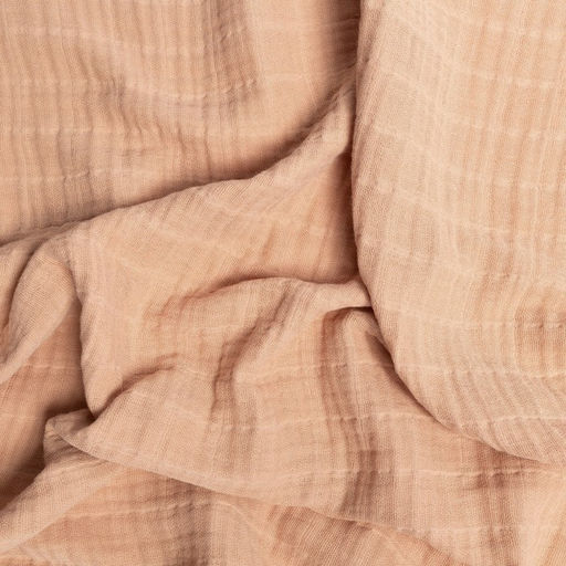 Полотенце уголок муслиновое Крошка Я, 75х75 см, цвет пудровый, 100% хлопок, 3-сл, 180 гр/м2  фото 10