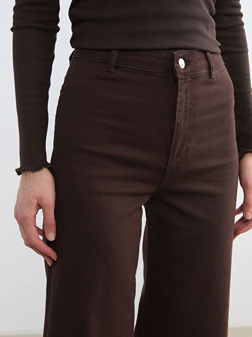 Wideleg Kad?n Jean Pantolon