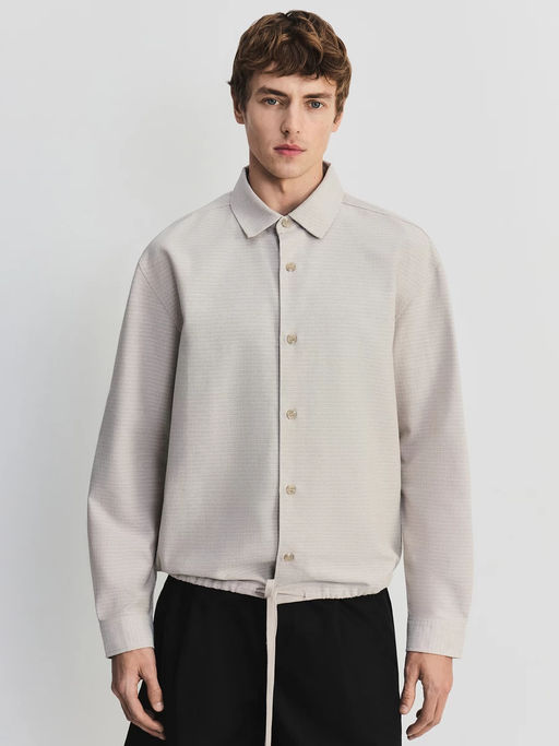 Рубашка из льна и хлопка / Zarina  фото 3