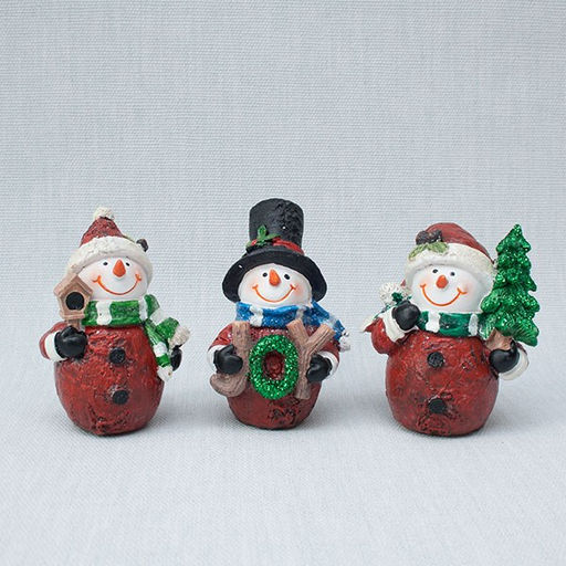 Фигурка "Снеговик" 11см (25033) 3 вида в ассорт.