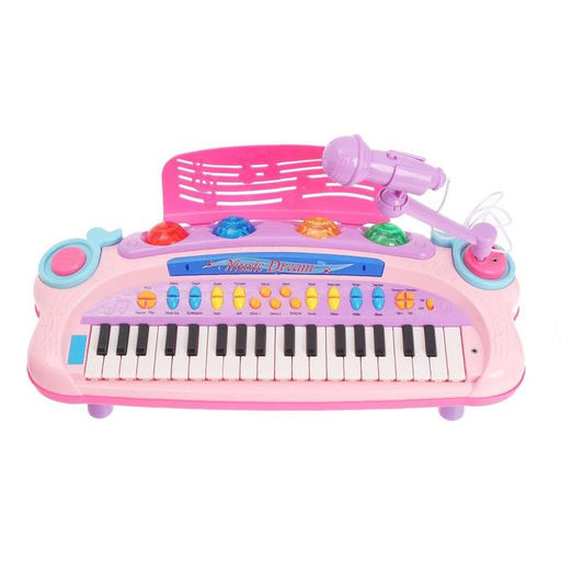 Уценка Пианино Музыкант с пюпитром, микрофоном, световые и звуковые эффекты