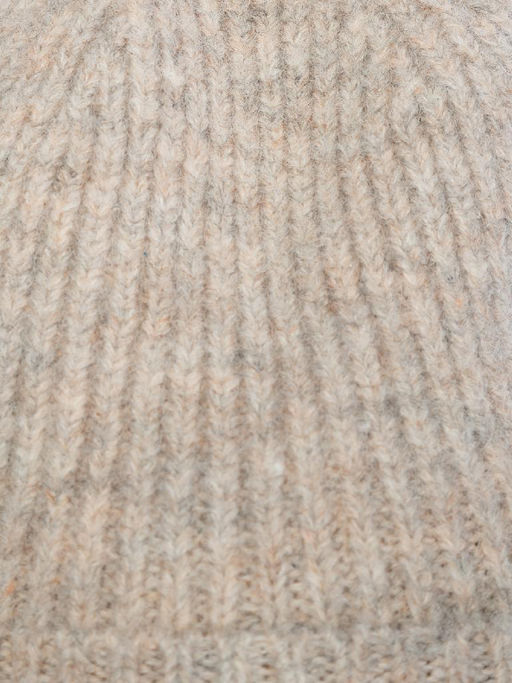 Шапка жен. шерсть+акр LB-M99005 beige melange - Labbra фото 6