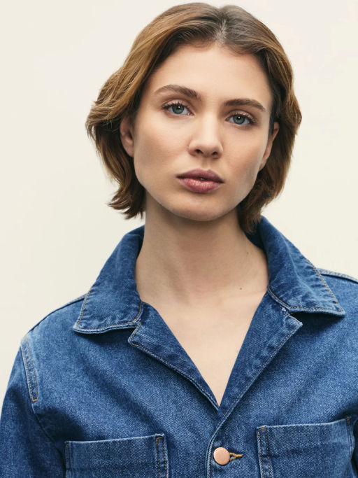 Комбинезон джинсовый с длинным рукавом / Zarina фото 7