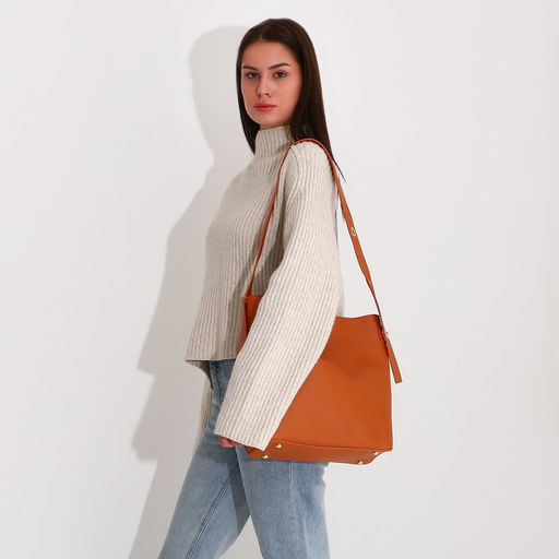 Сумка-мешок на магните, цвет коричневый - Simaland фото 6