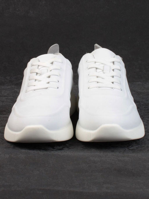 05-PDL195-1 WHITE Кроссовки женские (натуральная кожа)