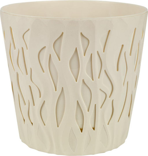 Горшок для цветов InGreen Winds D340мм/20л с дренажной вставкой 18,7л белоснежный жасмин IG652110048 - Пластик репаблик фото 4