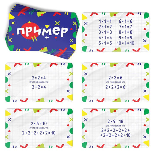 Настольная обучающая игра Изучаем таблицу умножения - Лас играс фото 3