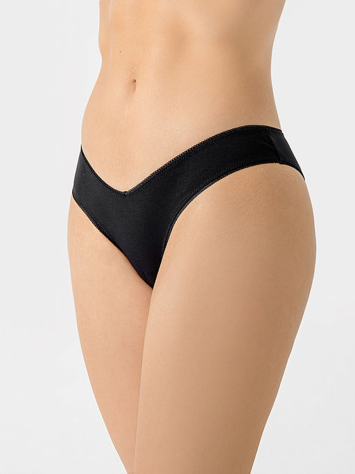 Трусы женские бразилиана мультипак (3 шт.) в черном цвете - Mark formelle фото 2