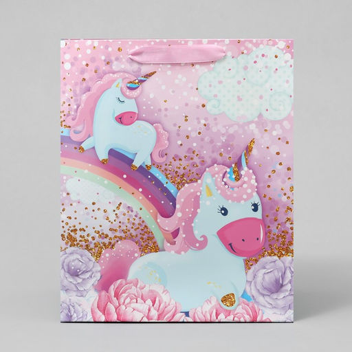 Цена за 2 шт. Пакет подарочный ламинированный, упаковка, «Розовые мечты», ML 23 х 27 х 11.5 см