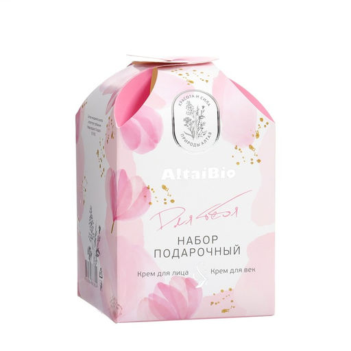 Подарочный набор AltaiBio Для тебя, крем для лица 50 мл + крем-гель для век 30 мл - Simaland фото 2