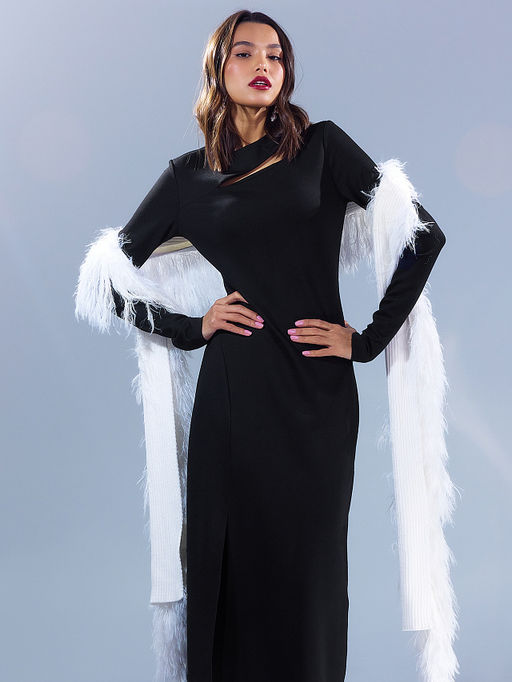 Платье женское новогоднее черное - Mark formelle фото 2