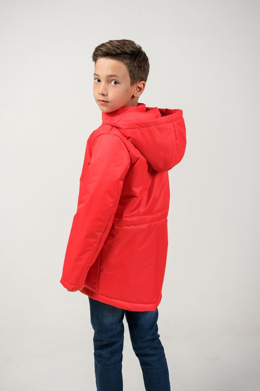 Парка "Рич" для мальчика красный