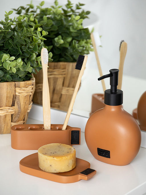 Мыльница коричневый полирезина - Denastia фото 4