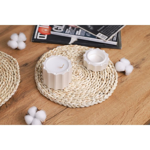 Салфетка сервировочная на стол Доляна Косичка, d=25 см, плетёная  фото 17