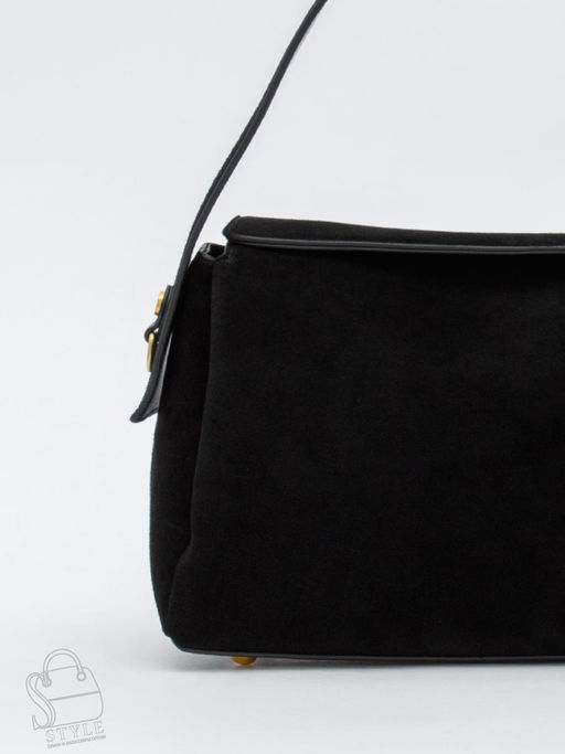 Сумка женская кожаная 1103M black Polina&Eiterou в Новосибирске