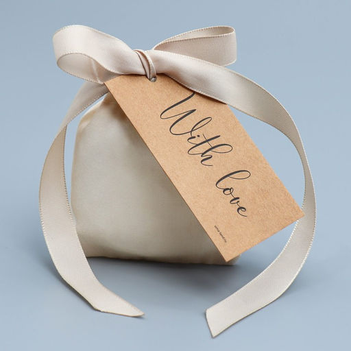 Цена за 5 шт. Мешочек подарочный из хлопка «Для тебя», 7×9 см ± 1.5 см ± 1.5 см