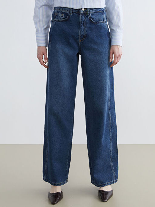 Baggy Fit Kad?n Jean Pantolon