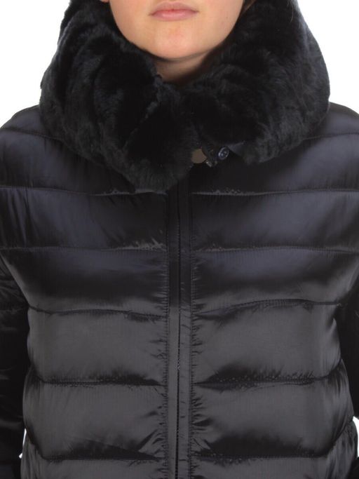 815-E02 INK BLUE Пальто зимнее женское VISDEER (200 гр. тинсулейт) - Fashion фото 10