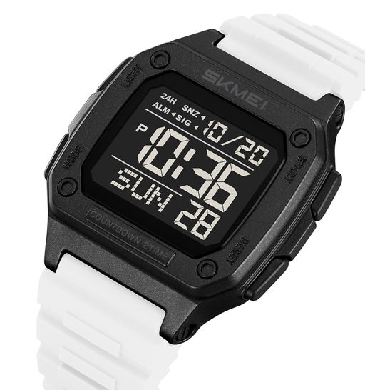 Часы наручные Skmei мужские электронные спортивные 2456white