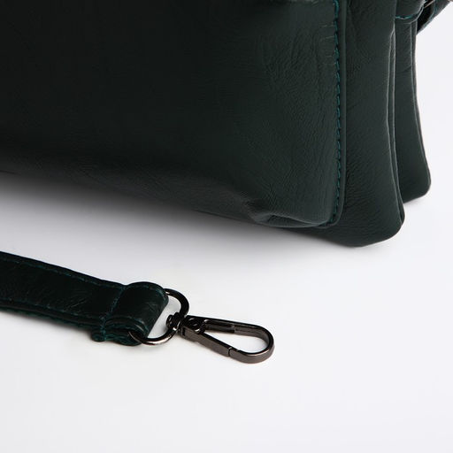 Сумка кросс-боди на молнии, цвет зелёный - Simaland фото 5