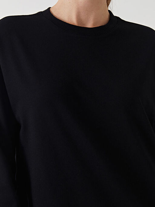 Bisiklet Yaka Kad?n Sweat Elbise