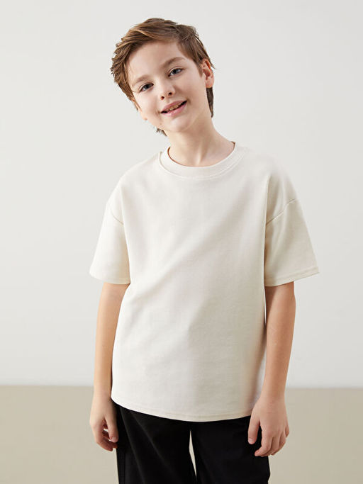 Bisiklet Yaka Basic Erkek ?ocuk Ti??rt