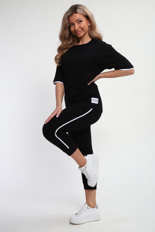 Бриджи женские с лампасами БрЖ-01