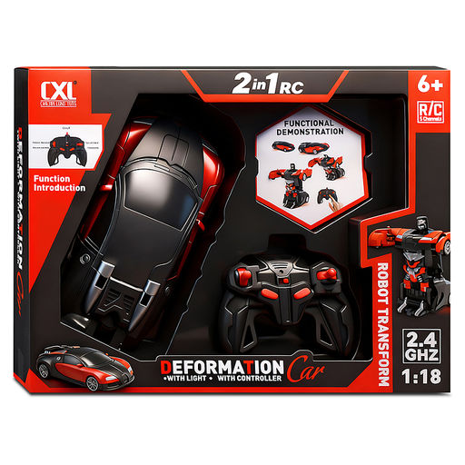 Машина "Молния Макс" р/у, 27 MHz, в коробке