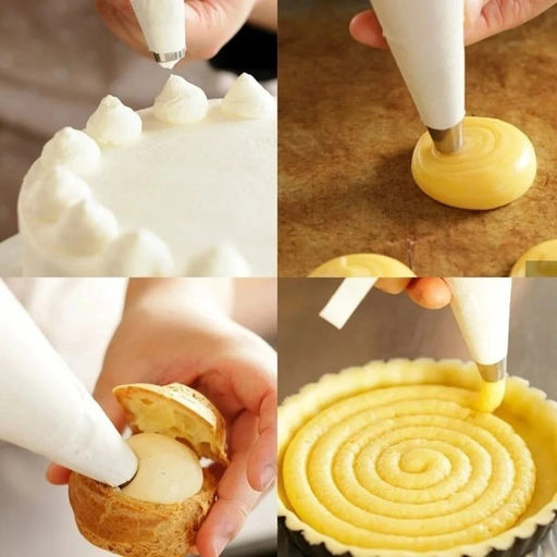 Цена за 2 шт. Кондитерские мешки KONFINETTA, 55 мкм, 30?20 см, 50 шт., прозрачные  фото 6