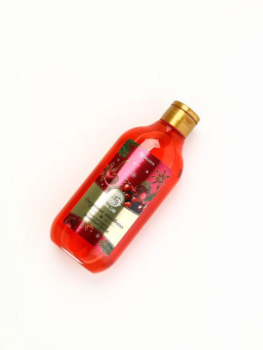 Пена для ванны URAL LAB Сказочные мгновенья, 300 мл, аромат вишнёвого пирога, Новый Год