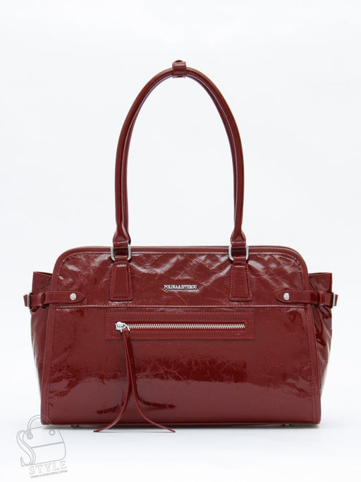 Сумка женская кожаная 8053Q wine red Polina&Eiterou  в Новосибирске