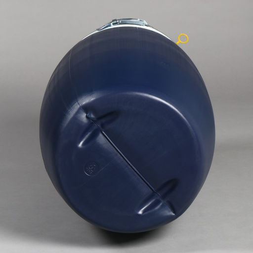 Бочка пищевая, 127 л, пластиковая, с крышкой, синяя, Open Top