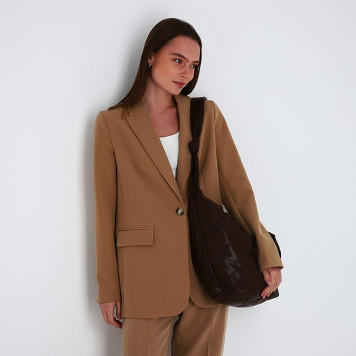 Сумка-мешок, отдел на молнии, цвет коричневый - Simaland фото 5