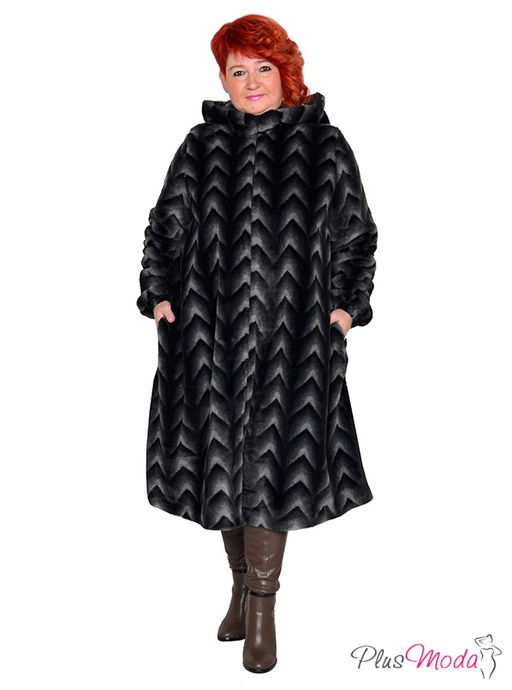 Парка Модель №1491 размеры 44-84 - Plusmoda фото 10