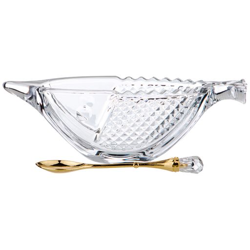 ИКОРНИЦА С ЛОЖКОЙ РЫБА 110 МЛ. 17*7 СМ. ВЫСОТА=5,5 СМ. КОЛЛЕКЦИЯ MUZA - Lefard фото 3